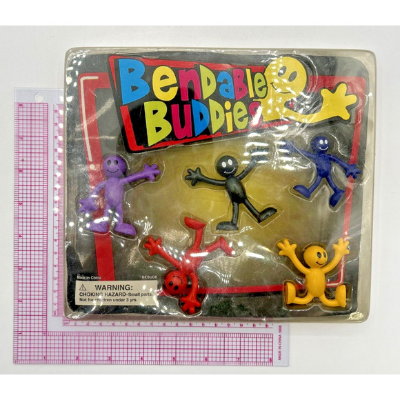 Vintage Vending Display Board Bendable Buddies 0120 - Picture 1 of 2